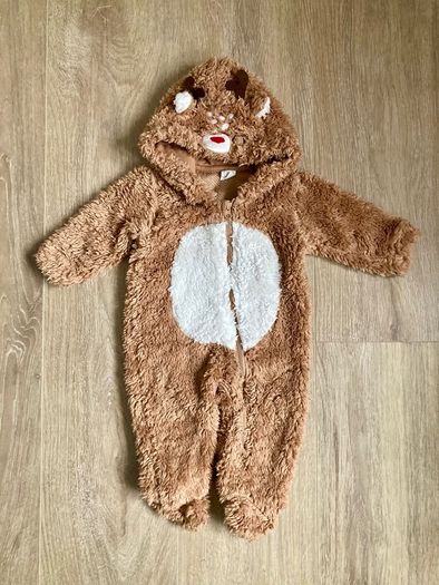 baby christmas reindeer onsie
