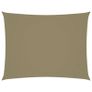 Sunshade Sail Oxford Fabric Rectangular 6x7 m Beige Image 5