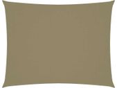 Sunshade Sail Oxford Fabric Rectangular 6x7 m Beige