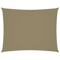 Sunshade Sail Oxford Fabric Rectangular 6x7 m Beige