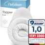 Memory Foam Mattress Topper 140x190 - Double, 5 cm, Washable Cover (Dailydream) Image 5