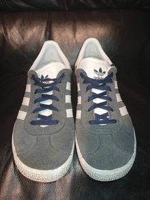 Adidas Gazelle Grey Suede Trainers