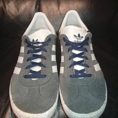 Adidas Gazelle Grey Suede Trainers