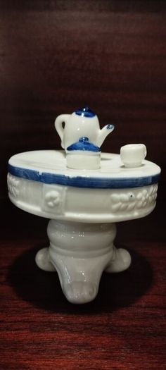Vintage Porcelain afternoon tea figurines set