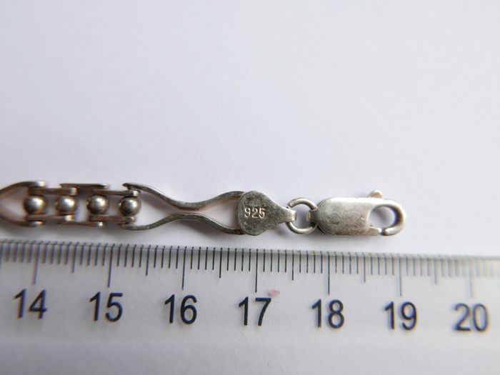 Vintage Sterling Silver 925 Bracelet length 7,6" - 10,5g