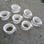 7 Porcelain Napkin Rings Image 3