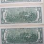 5 UNC  USA 2 Dollars Banknotes In Sequence Image 5