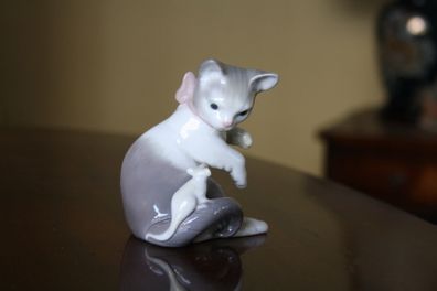 LLADRO Cat and Mouse
