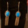 Vintage silver earrings Image 2