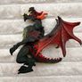Rich Boxer Mythical Magic Fantasy Dragon Figure approx. 12 cm. Used Please see photos Image 2