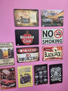 Metal signs