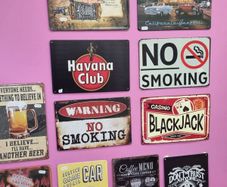 Metal signs