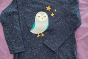 frugi organic cotton navy long sleeved top