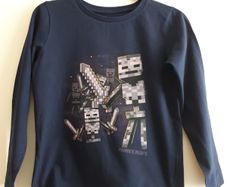9-10Y Minecraft Long Sleeve Tee Shirts T-shirt