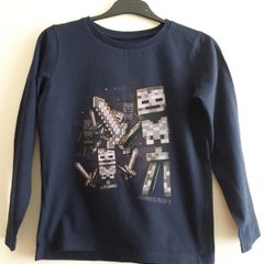 9-10Y Minecraft Long Sleeve Tee Shirts T-shirt