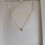 Burren Jewellery 18ct Gold-Plated Triangle Pave Pendant Necklace New Boxed CAN POST Image 7