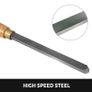 Lathe Chisel 8 Piece Wood Lathe Chisel Cutting Carving HSS Steel Blades Wood Turning Tools Lathe Chisel Set for Storage for Wood Turning Hardwood One Free Chisel Image 8