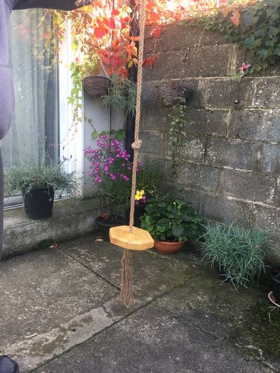 Kids swing, wooden indoor swing, handmade tree swing, children gift idea