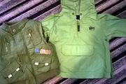 Gilet and raincoat 3-6 months