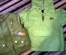 Gilet and raincoat 3-6 months