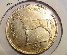 1940 irish silver half crown