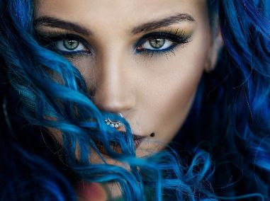 Ultra Blue Nail Polish