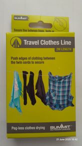 Summit Travel Clothes Line Clothesline 2M  Army Camping Hiking Fishing Hunting Travel Backpacking Picnic Outdoor