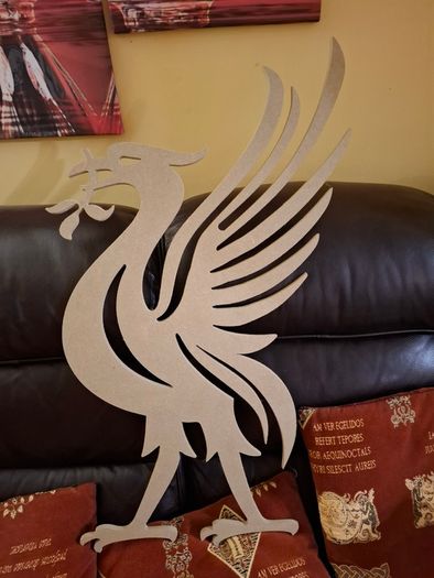 Wood Liverbirds (2) LFC  36" X 22"