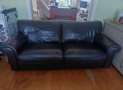 3 Seater Leather Couch