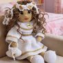 Beautiful Handmade Communion Doll  Crochet, Unique Keepsake Gift Image 6