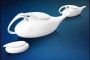 Newbridge Dove Tea Set Teapot Milk Sugar