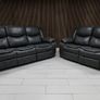 Valerie 3+2 Manual Leather Recliner Sofa Set Image 7