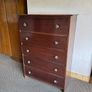 Vintage Mahogany Chest of Drawers Five Drawer Tallboy Image 6