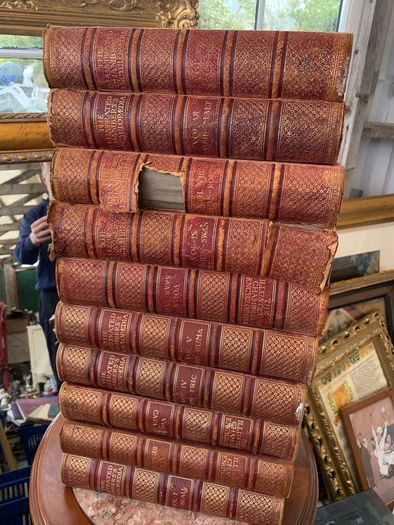 Old leather books