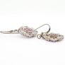 Royal Siam Sterling Silver & Pink CZ Earrings Image 6