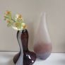 Stylish Paddle-Shaped Hand-Blown Art Glass Vase in Excellent Condition Image 9