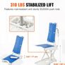 Electric Bath Lift Chair for Elderly  Height Adjustable, Waterproof Bath Seat Lift with Remote Control, 140kg Capacity, Reclining Backrest Image 9