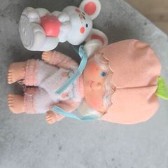 Apricot Doll 1979 and Hopsalot the Pet Rabbit mostly complete HTF AGC Kenner A.G.C same era as MLP G1 My Little Pony