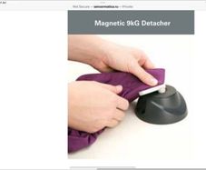 Sensormatic Magnetic 9kG Detacher - MKD400-BL