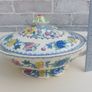 Beautiful Masons Ironstone Lidded Two Handled Oval Tureen/Vegetable Dish in the Regency Pattern Circa 1940 to 1950, Some Discoloured Age-Related Crazing Inside and Out, Priced Accordingly Image 5