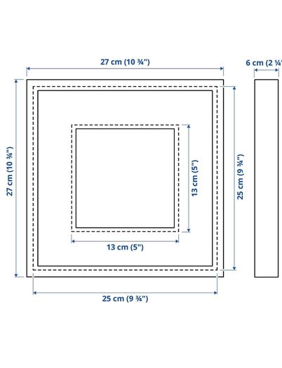 Ikea Sannahed photo frame,  oak effect 25 x 25 cm