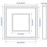 Ikea Sannahed photo frame,  oak effect 25 x 25 cm Image 2