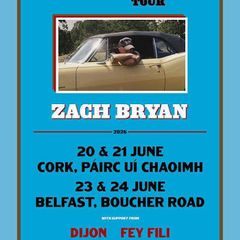 2 x Zach Bryan - With Heaven On Tour - Cork