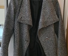 GUESS Elegant Belted Tweed Coat Size S / UK 8