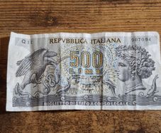 Italy, 500 Lire banknote, Q11 Series, 20.6.1966, circulated - free standard postage