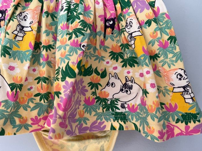 Moomins by Martinex -short sleeve bodysuit dress size 56 EUC