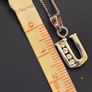 Brand New Sterling Silver Necklace With Initial / Letter U Pendant Image 3