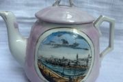 Antique. Souvenir of  Cork  ceramic teapot