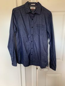 Tommy Hilfiger soft denim shirt (S) regular fit (Like New)