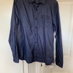 Tommy Hilfiger soft denim shirt (S) regular fit (Like New)